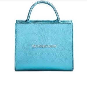 Brandon Blackwood ESR tote Metallic Blue